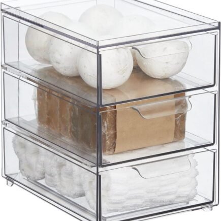 mdesign under sink organizer expandable shelf installed in kitchen cabinet