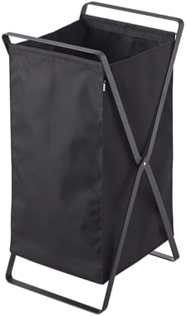 inside compartments of yamazaki tower storage tote showing rubber mat insert