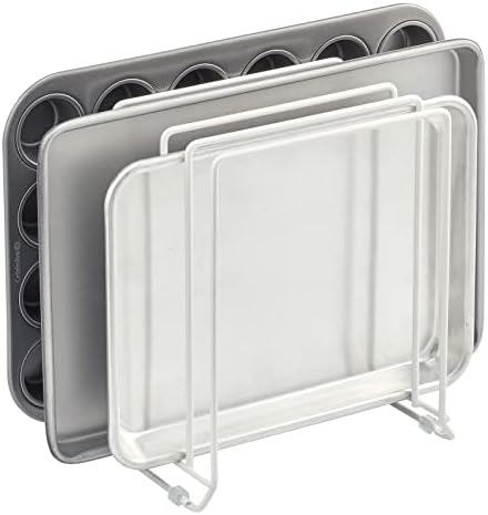 mdesign kitchen cabinet organizer bin holding snack bags with handles